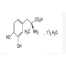 (2s) -2-Amino-3- (3,4-Dihydroxyphenyl) -2-methylpropansäure-Sesquihydrat (L-Methyldopa-Sesquihydrat).